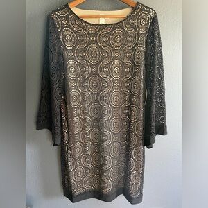 NWT Emma & Michele Black Lace Dress